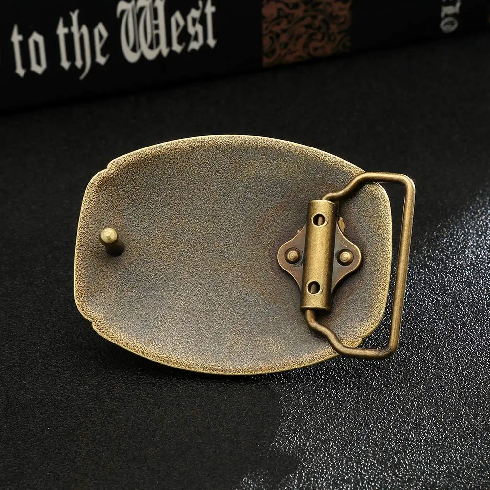 Western Cowboy Belt Buckle Snake Pattern
