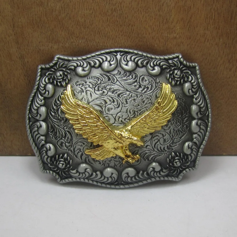 American Eagle Western Cowboy Belt Buckle