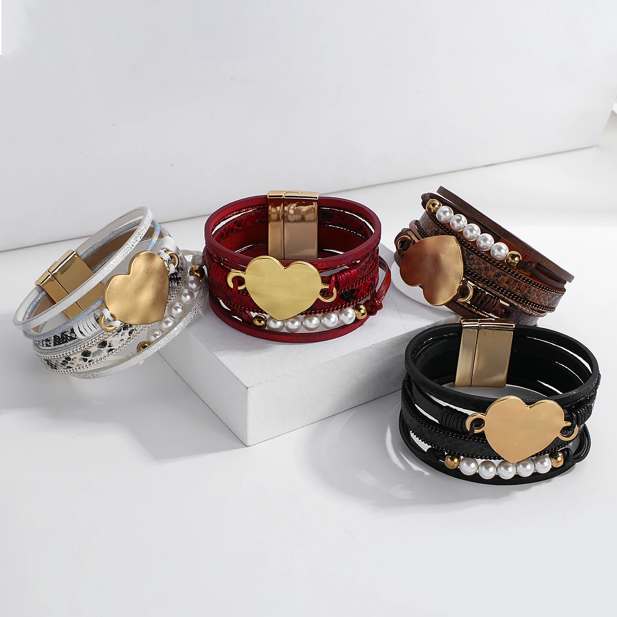Tree of Life Leather Multi-Layer Wrap Bracelets