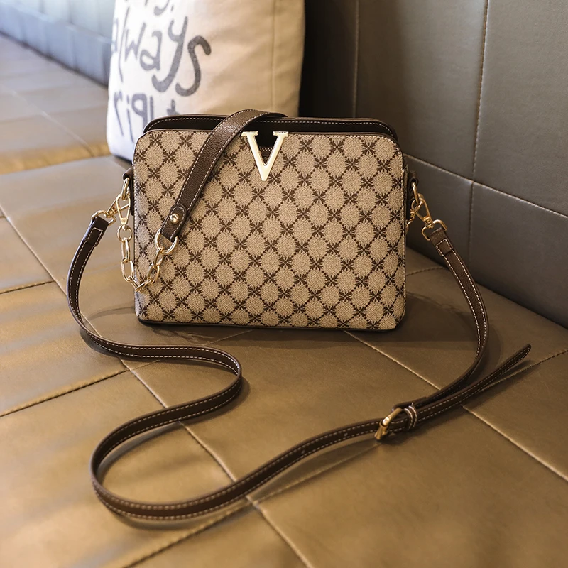 2022 Luxury Designer PU Leather Shoulder Bag