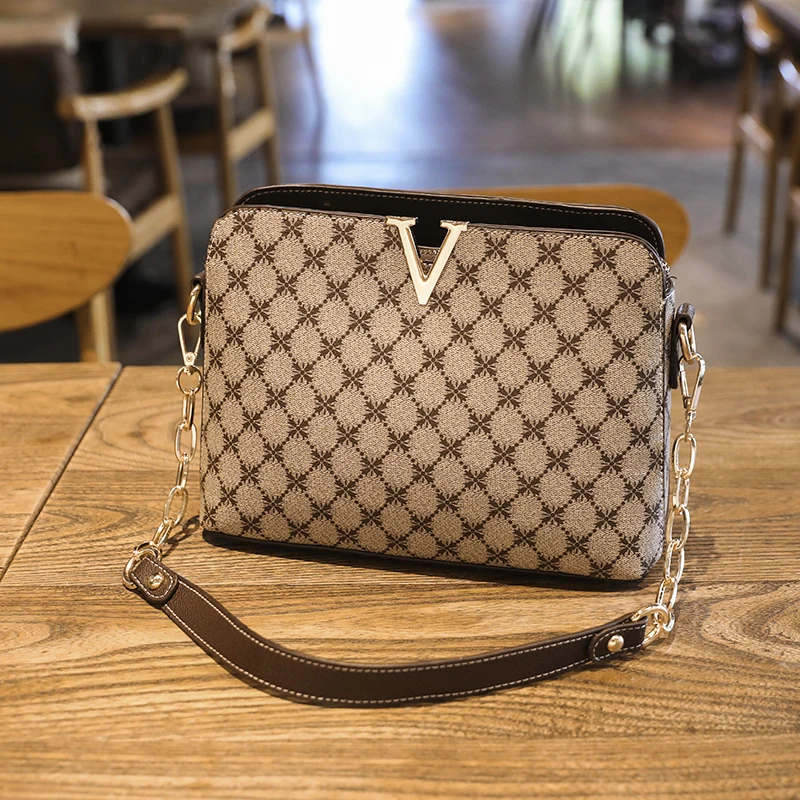 2022 Luxury Designer PU Leather Shoulder Bag