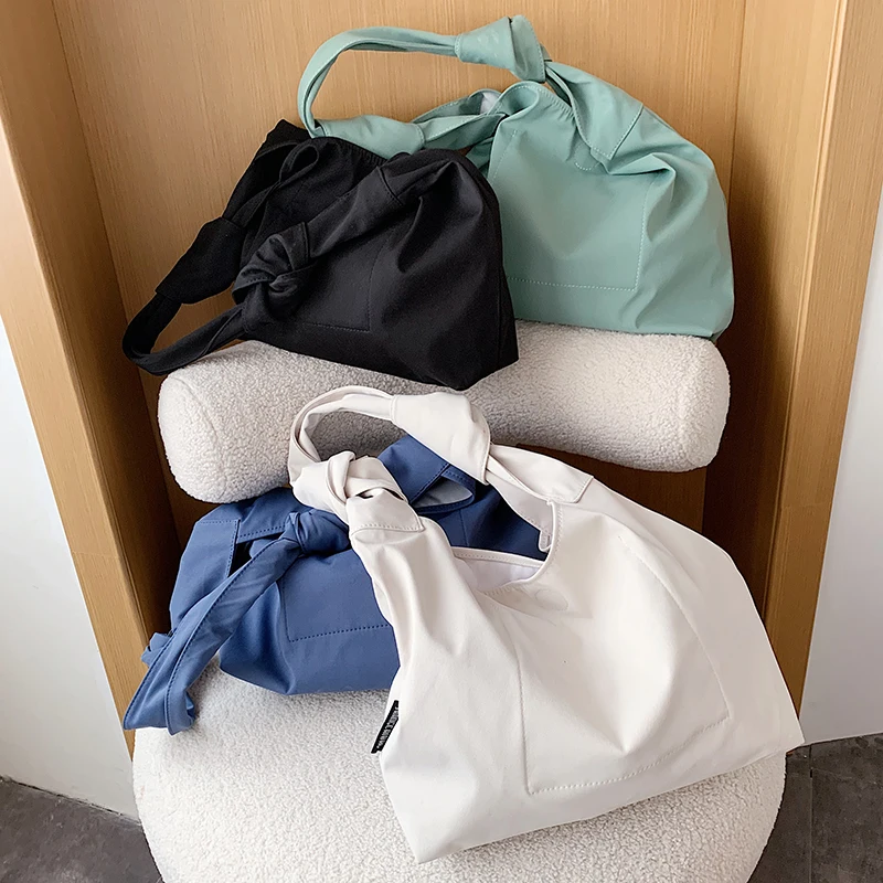 Womens Large Size Canvas Shoulder Hobo Bag