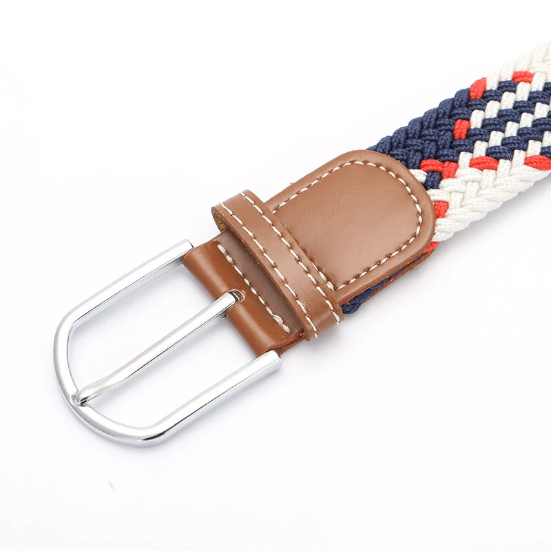 Elastic Braided Belt Woven Stretch Belt 60 Colors