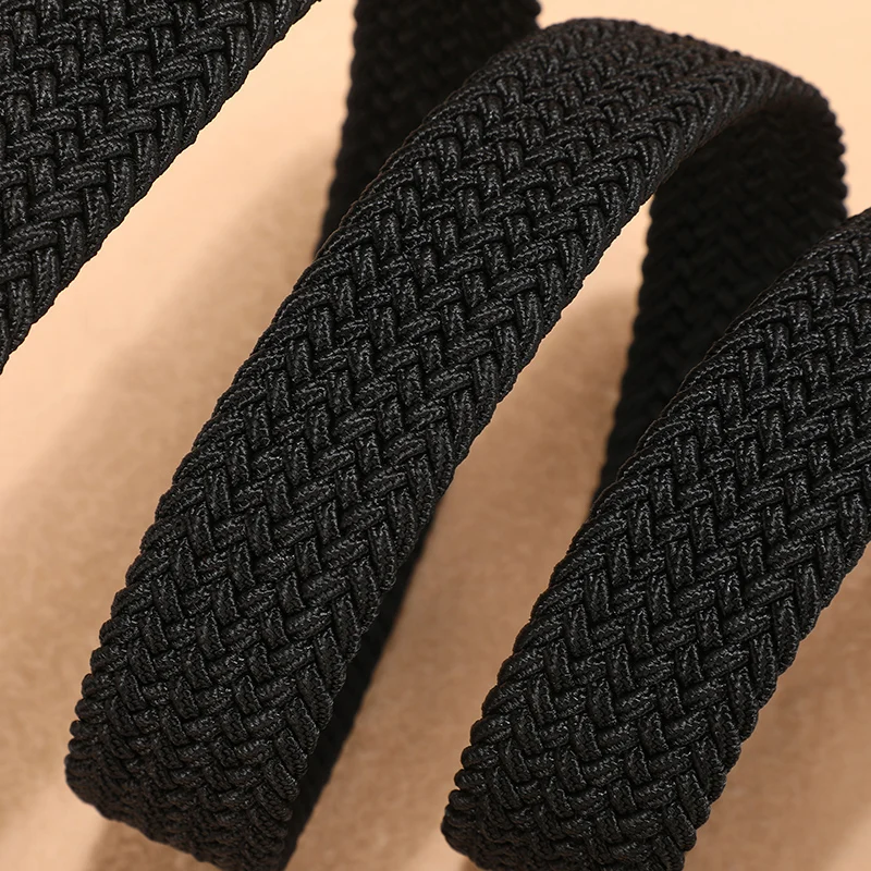 Women Casual Knitting Belt Stretch Woven Belt