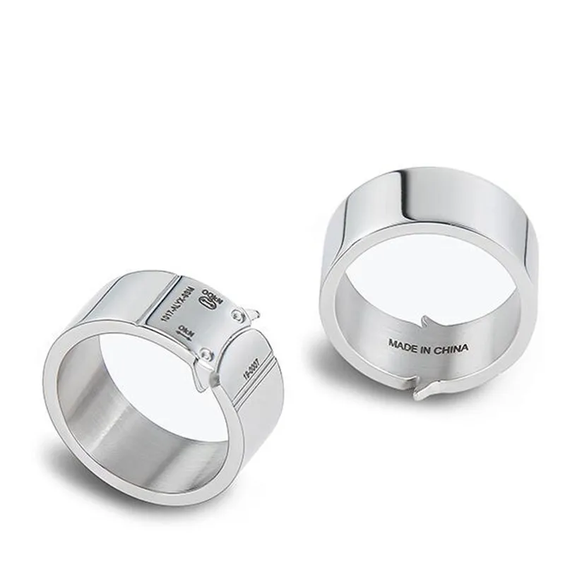Titanium Steel ALYX 1017 9SM Rings