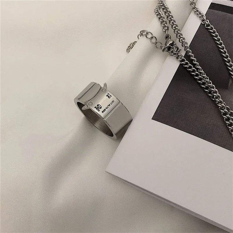 Titanium Steel ALYX 1017 9SM Rings