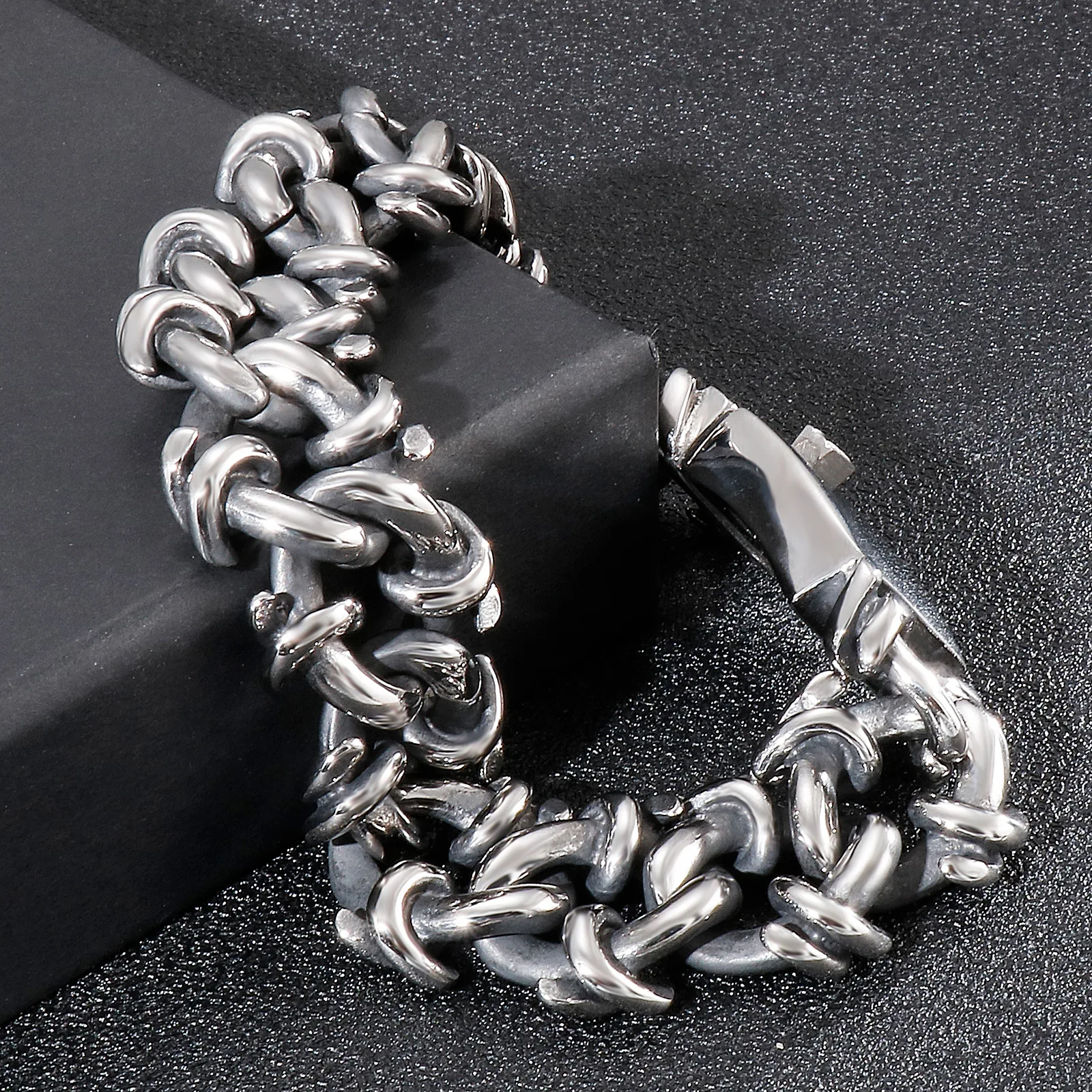 Irregular Special Design Metal Link Chain Bracelet