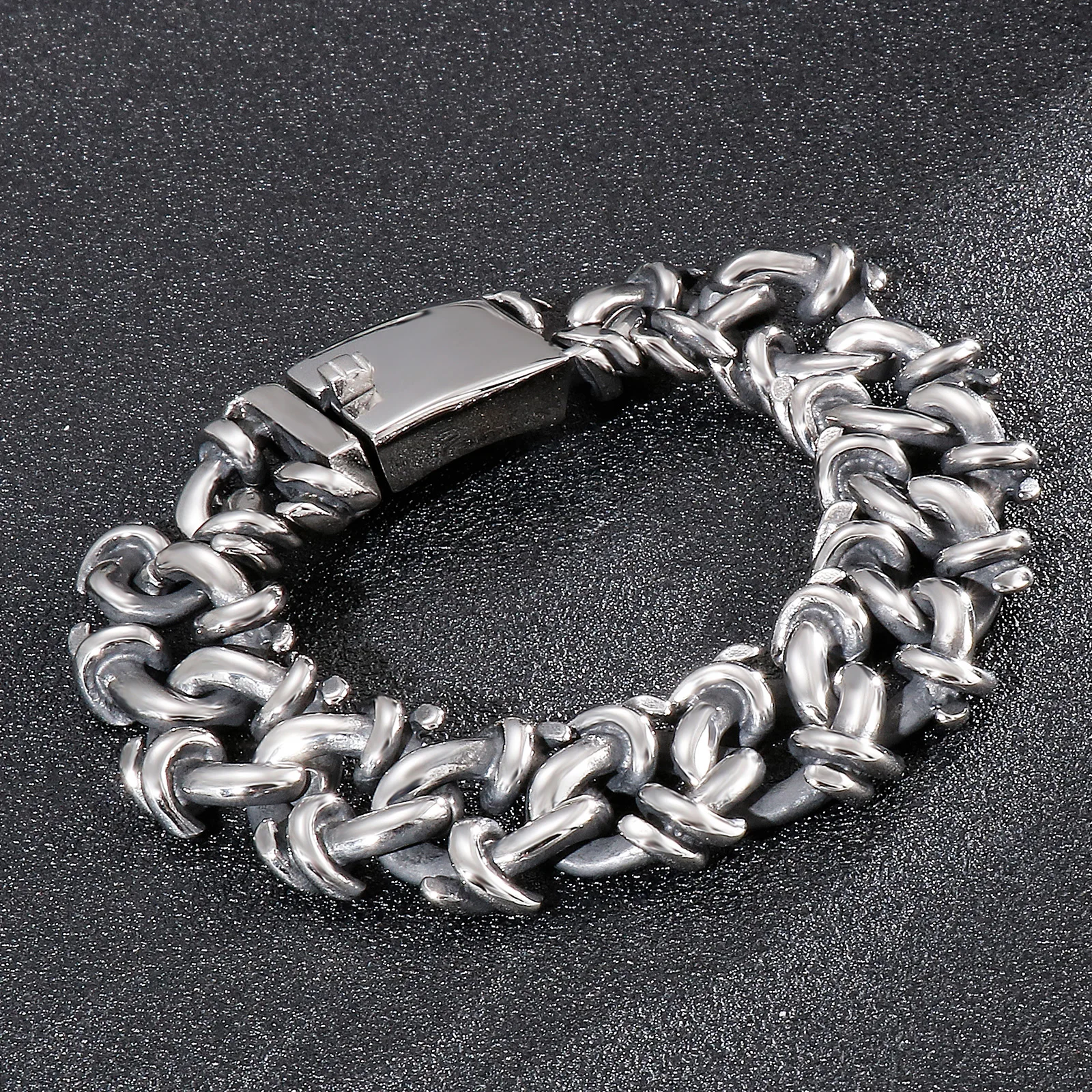 Irregular Special Design Metal Link Chain Bracelet