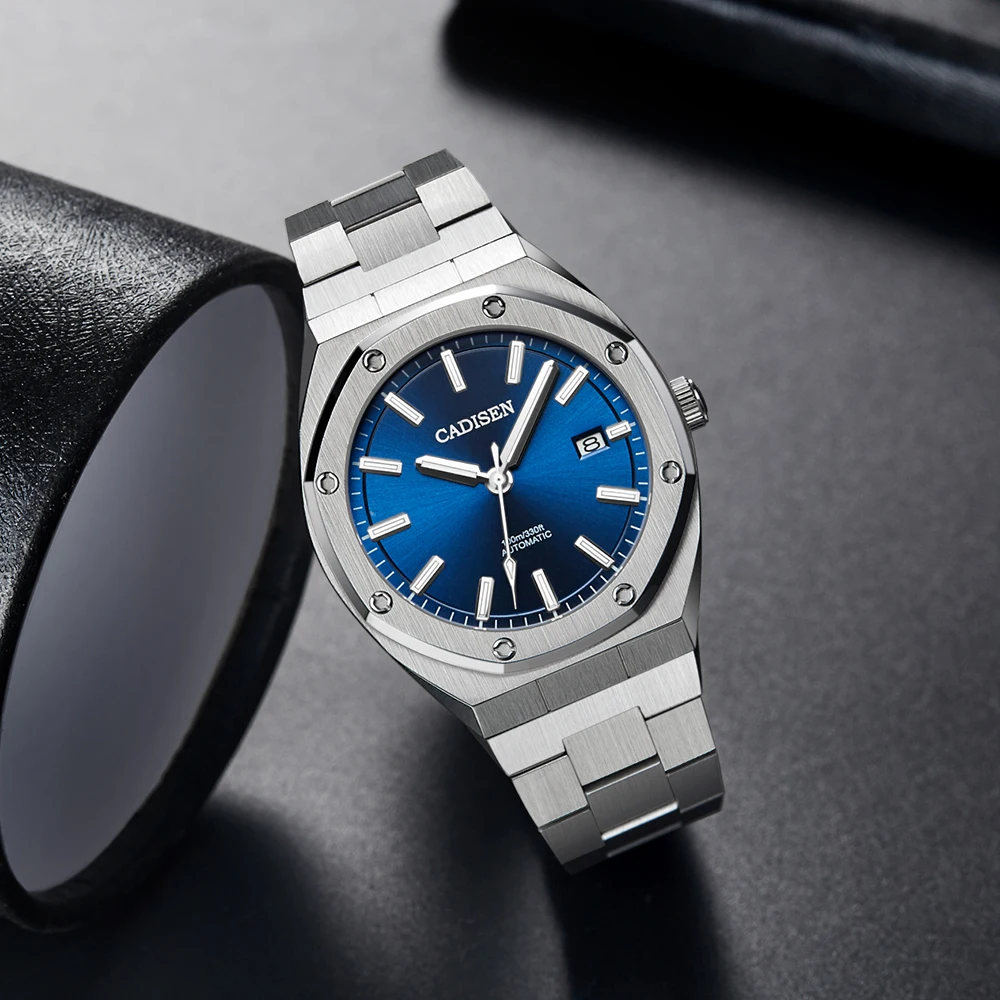 CADISEN Mens 42mm Octagon Automatic Watches