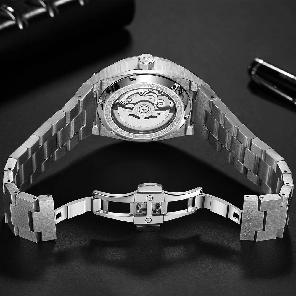 CADISEN Stainless Steel Japan NH35A Mechanical Watch