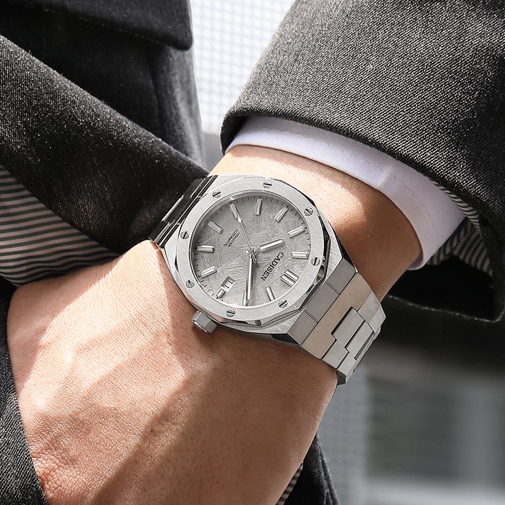 CADISEN Stainless Steel Japan NH35A Mechanical Watch