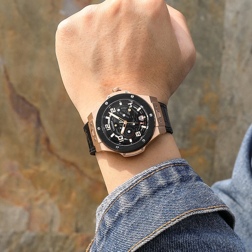 Mechanical Mens Sports 100M Waterproof Watch