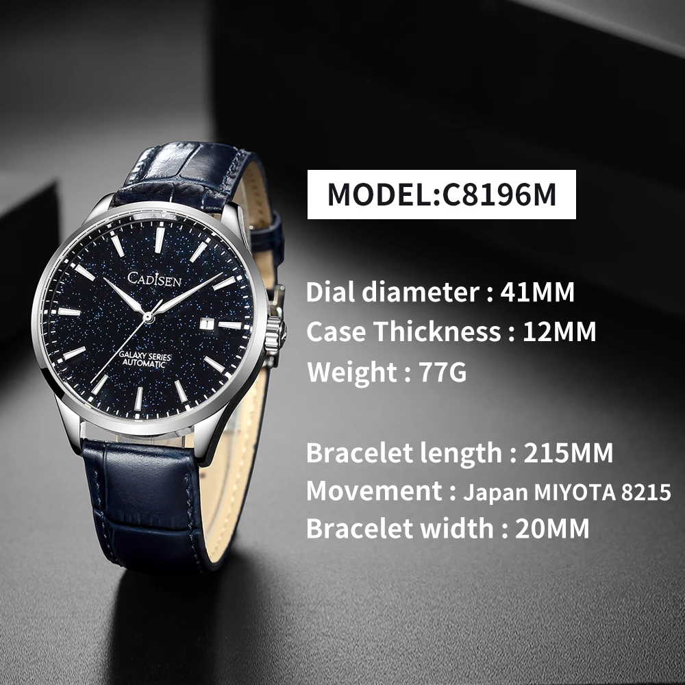 100M Waterproof MIYOTA 8215 Mechanical Watch