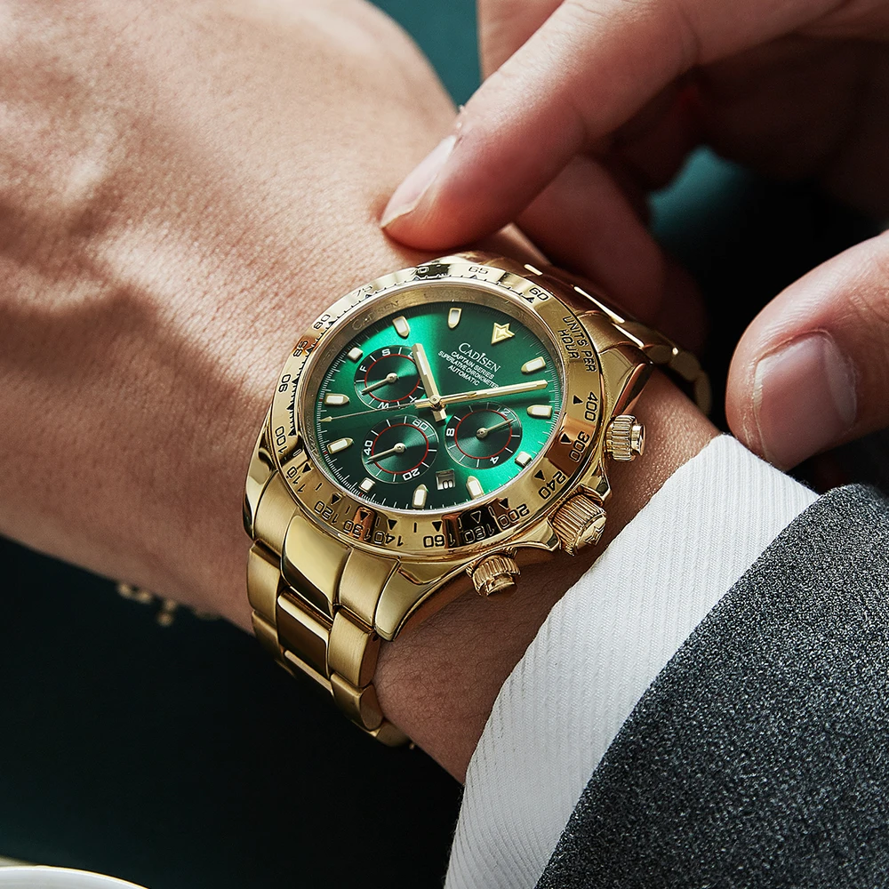 CADISEN Automatic Sapphire Luxury Mechanical Watch