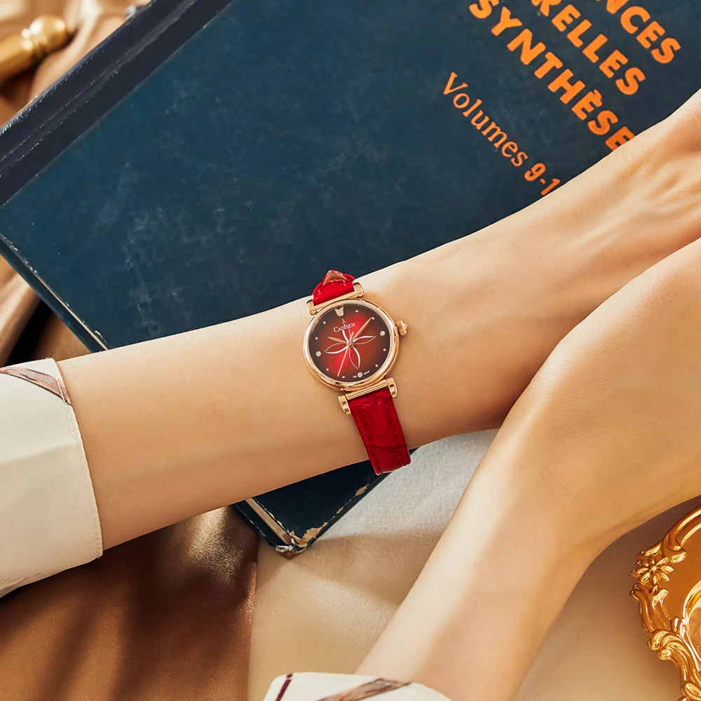 CADISEN 18K GOLD Womens Quartz Movement Watch