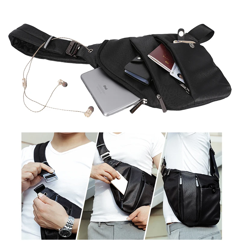 2021 Sling Bag Chest Shoulder Backpack for Men