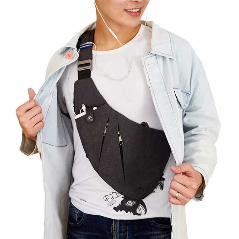 Multifunction Anti Theft Chest Bag Crossbody Pack