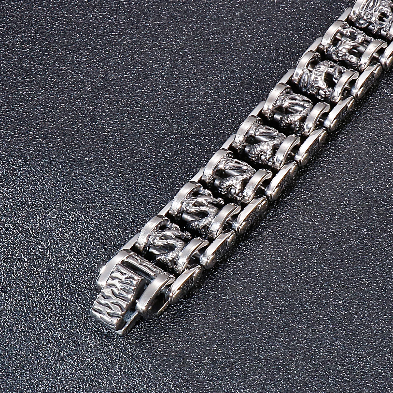 Vintage Ancient Dragon Totem Amulet Bracelet