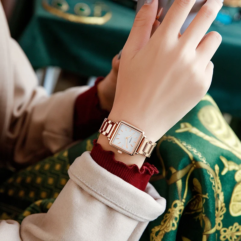 Women Square Luxury Fashion Dress Quartz Watch