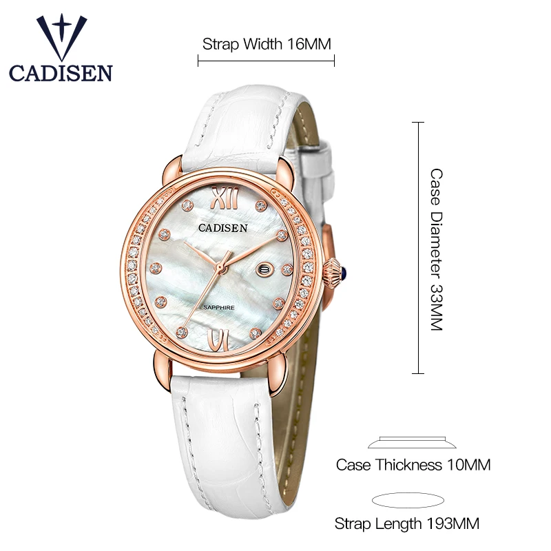 Cadisen Fashion Luxury Women's Casual Watches