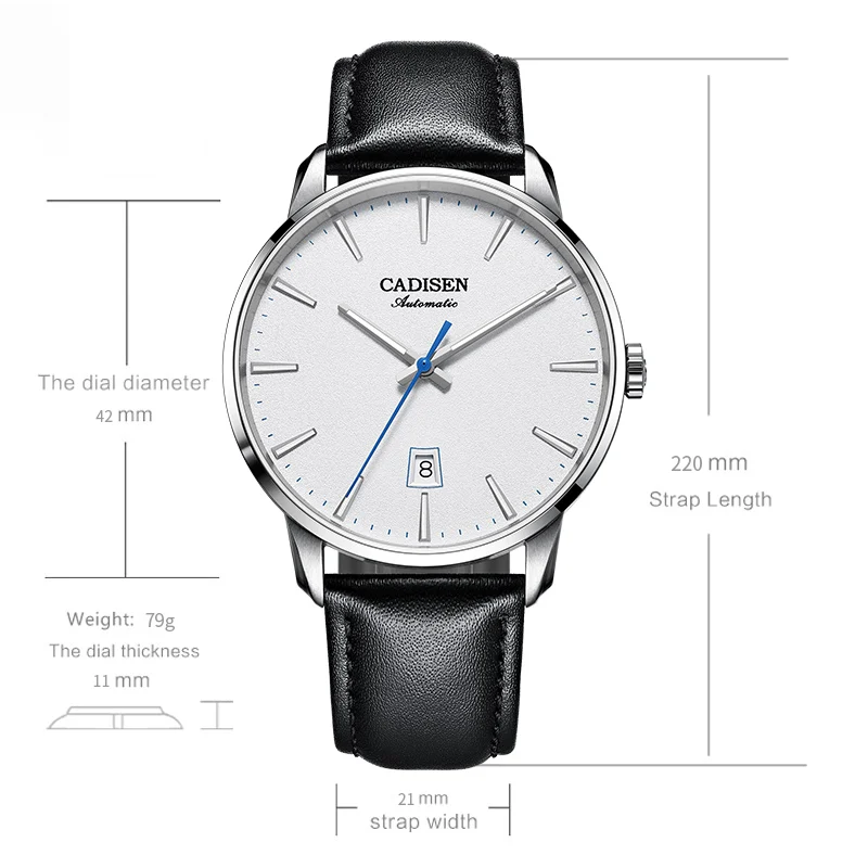 Cadisen 8173 Men's Automatic Business Watch