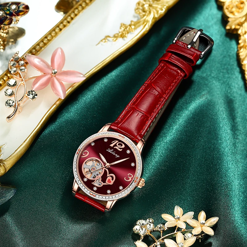 Women's Diamond Skeleton Automatic Mechanical Watch