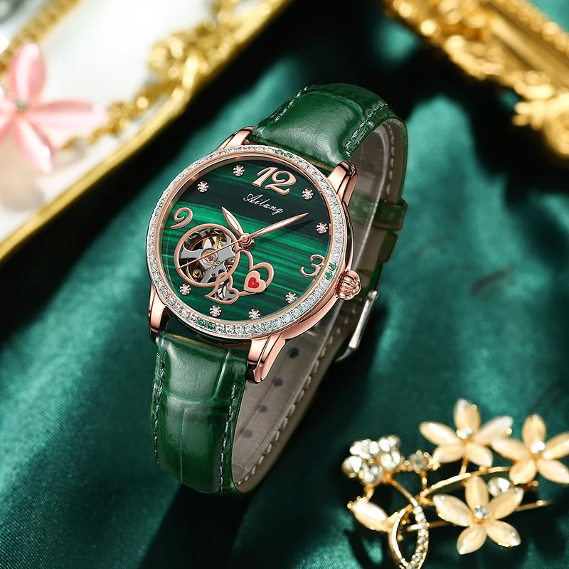 Women's Diamond Skeleton Automatic Mechanical Watch