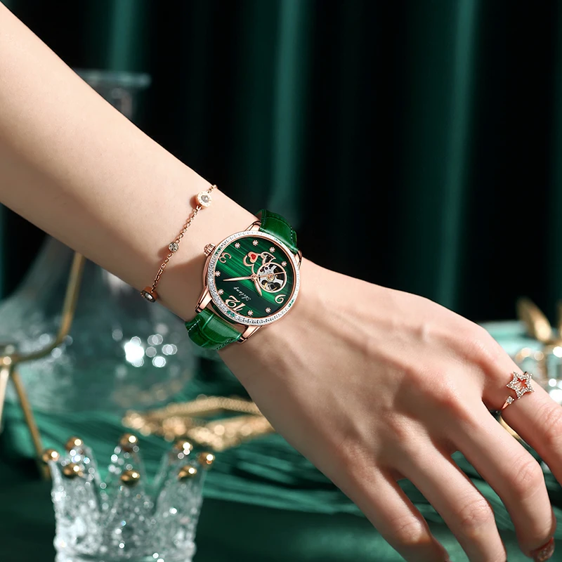 Women's Diamond Skeleton Automatic Mechanical Watch