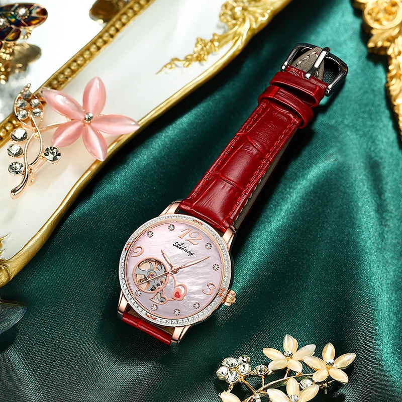 Women's Diamond Skeleton Automatic Mechanical Watch