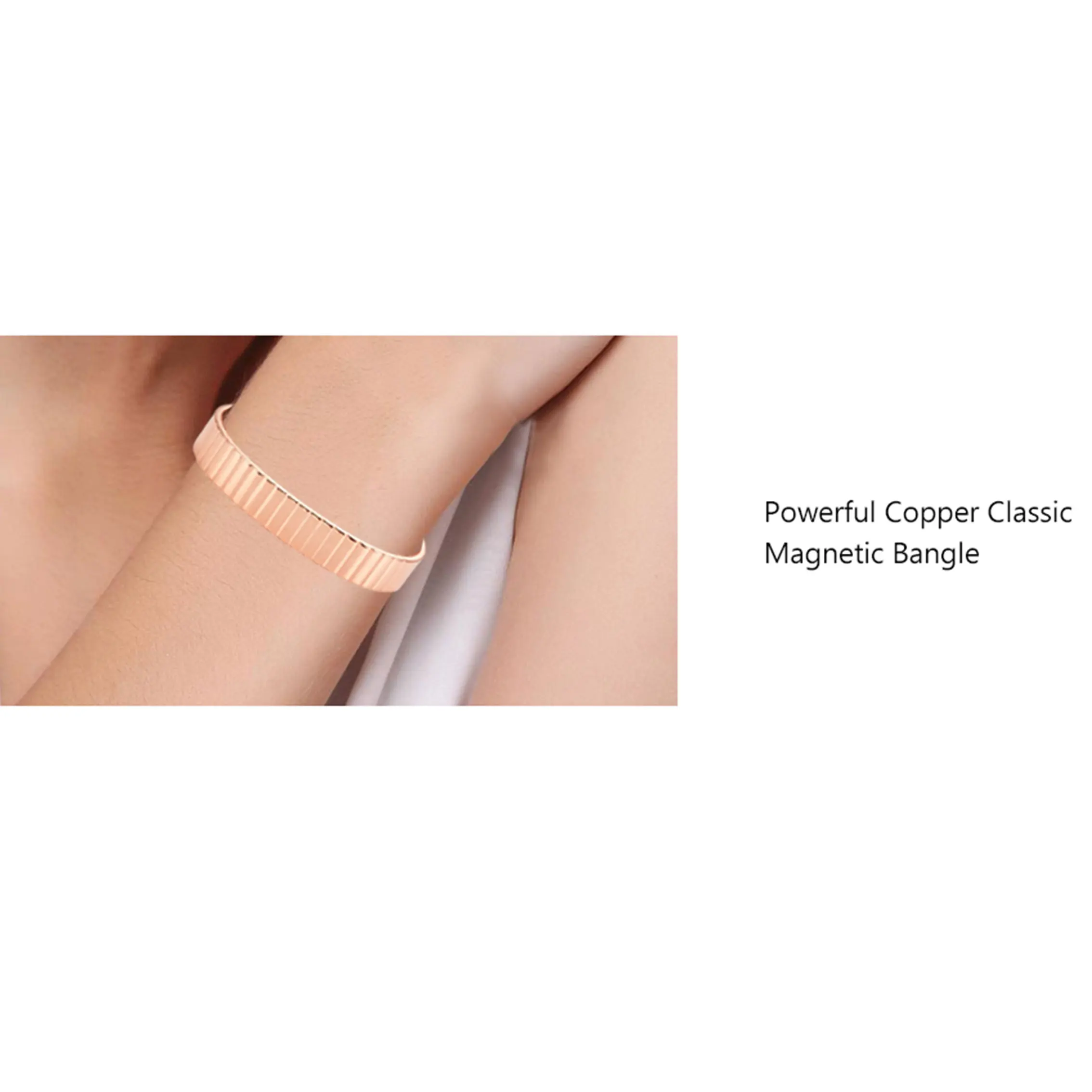 Powerful Magnetic Pure Copper Women Bangle