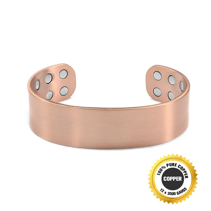 Magnetic Therapy Copper Bracelet 3500 Gauss Magnets
