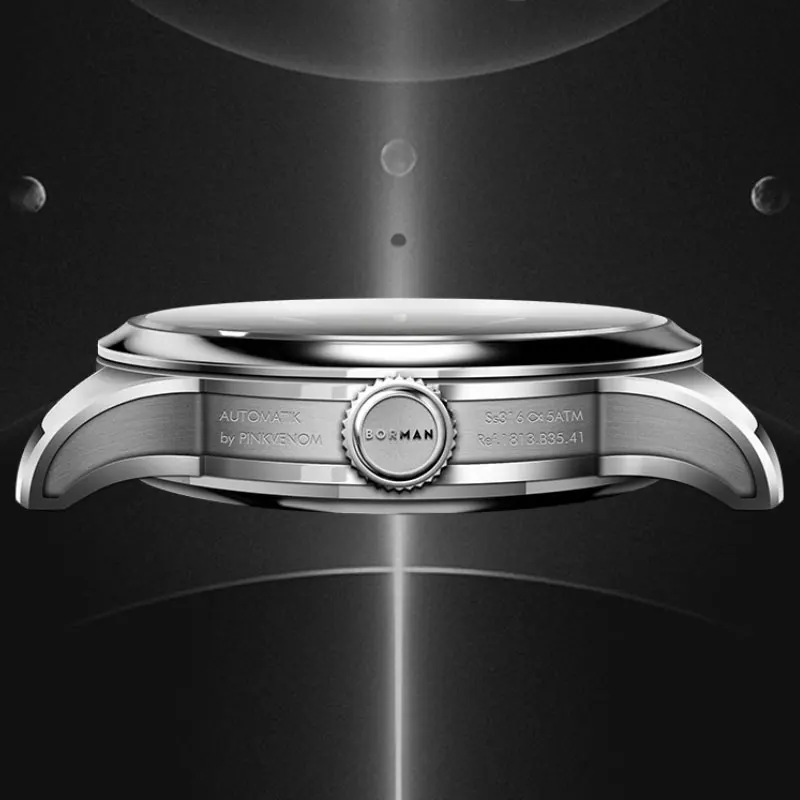 Exclusive Mens Automatic 80 Hour Moon Phase Watch