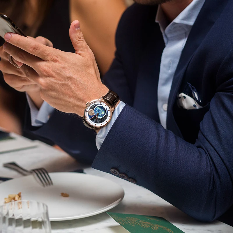 Agelocer Astronomer 6404E1 Moonphase Watch