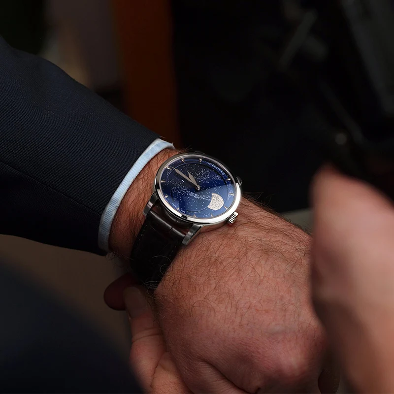 Agelocer Astronomer 6404E1 Moonphase Watch