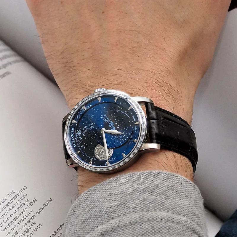 Agelocer Astronomer 6404E1 Moonphase Watch