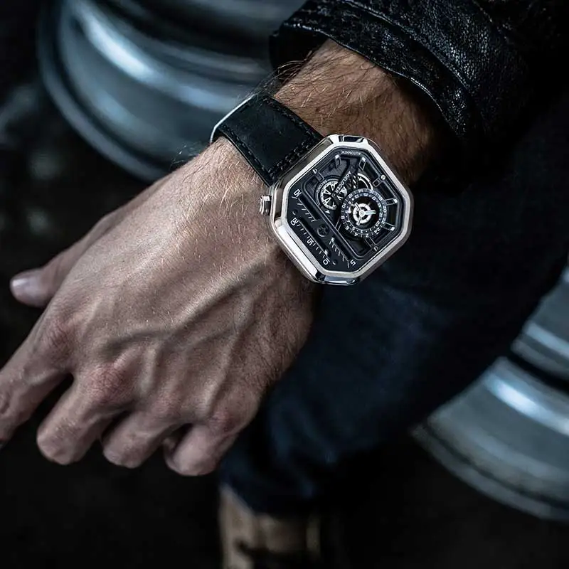 Agelocer Mechanical Mens Watch Top Brand