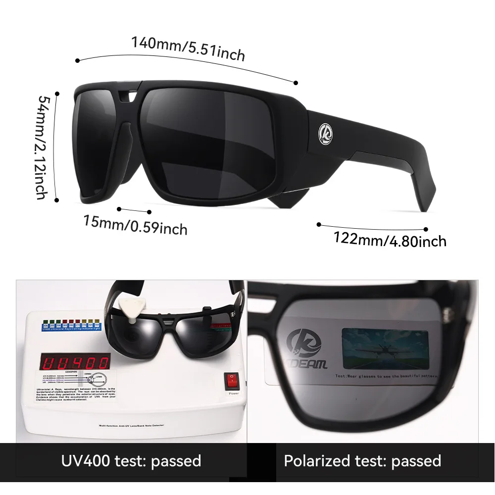 Spy Helm Block Polarized Sunglasses for Men and Women