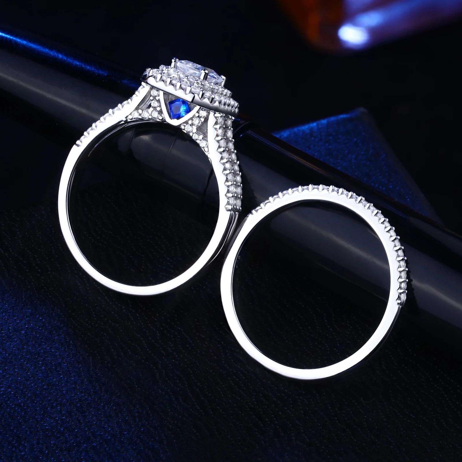 Solid 925 Sterling Silver Wedding Rings for Women