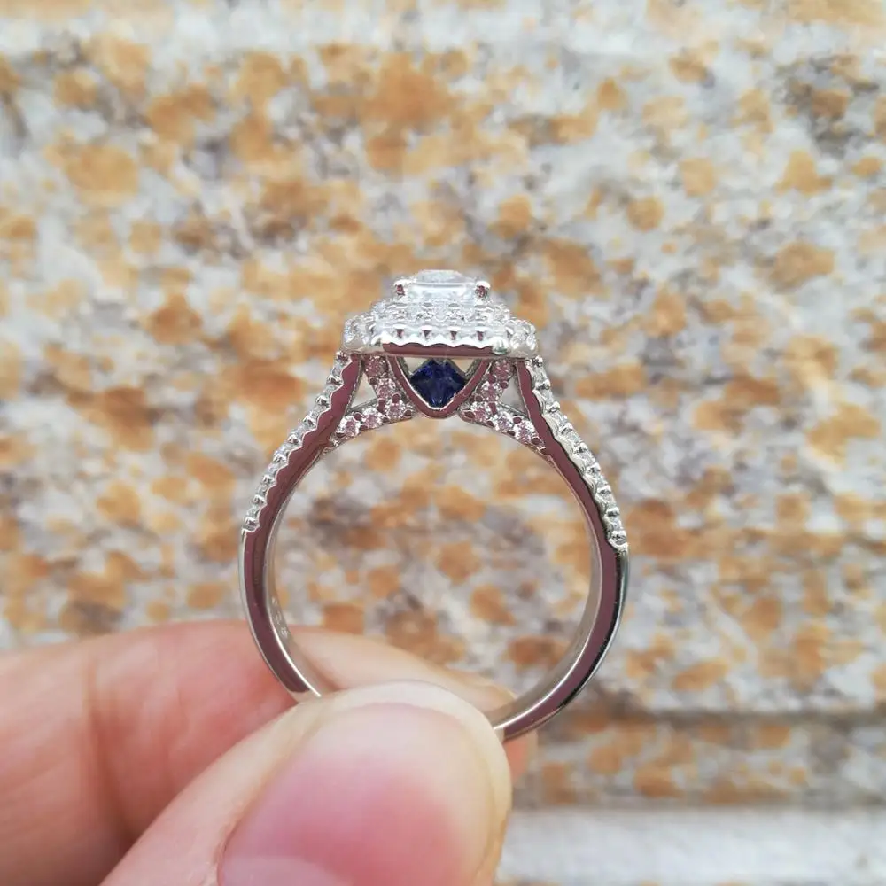Solid 925 Sterling Silver Wedding Rings for Women