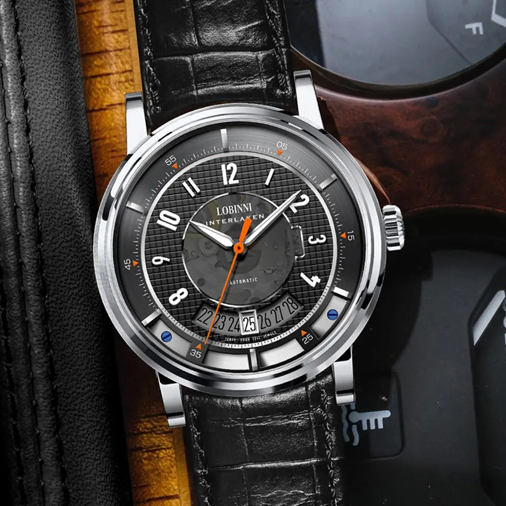 Fashion LOBINNI MIYOTA Men's Mechanical Watch
