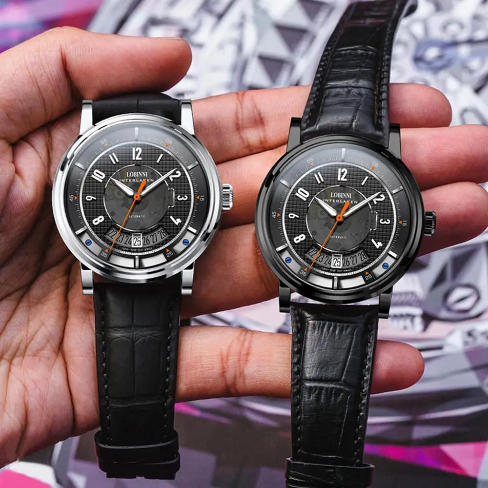 Fashion LOBINNI MIYOTA Men's Mechanical Watch