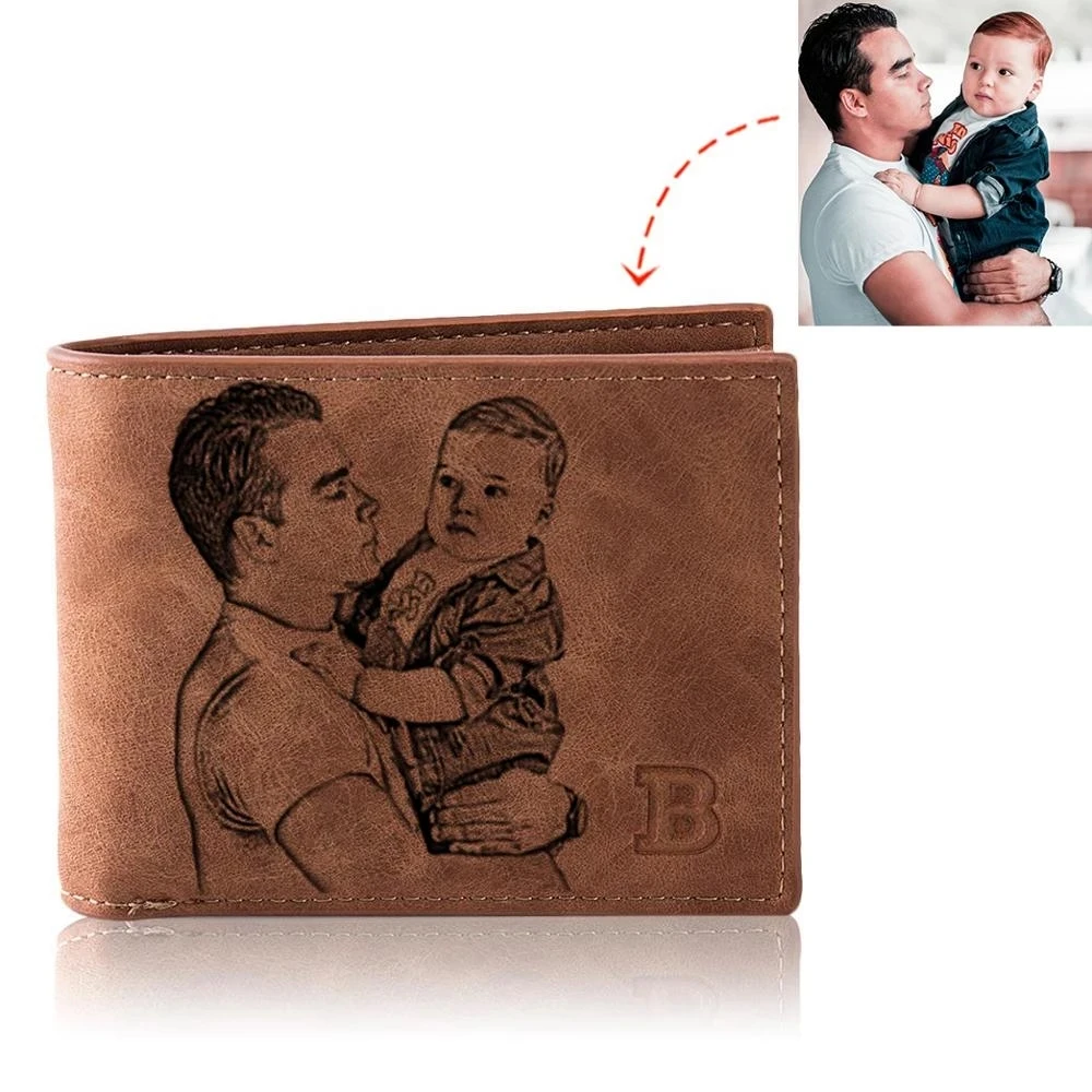Custom Engraved Photo Wallet