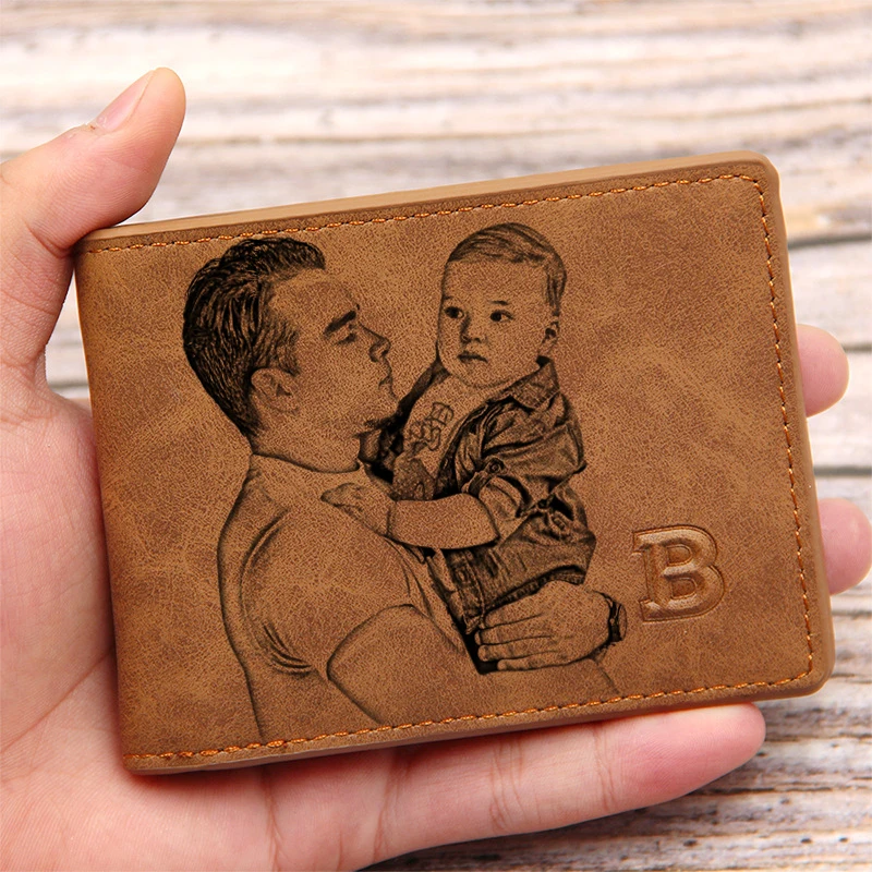 Custom Engraved Photo Wallet