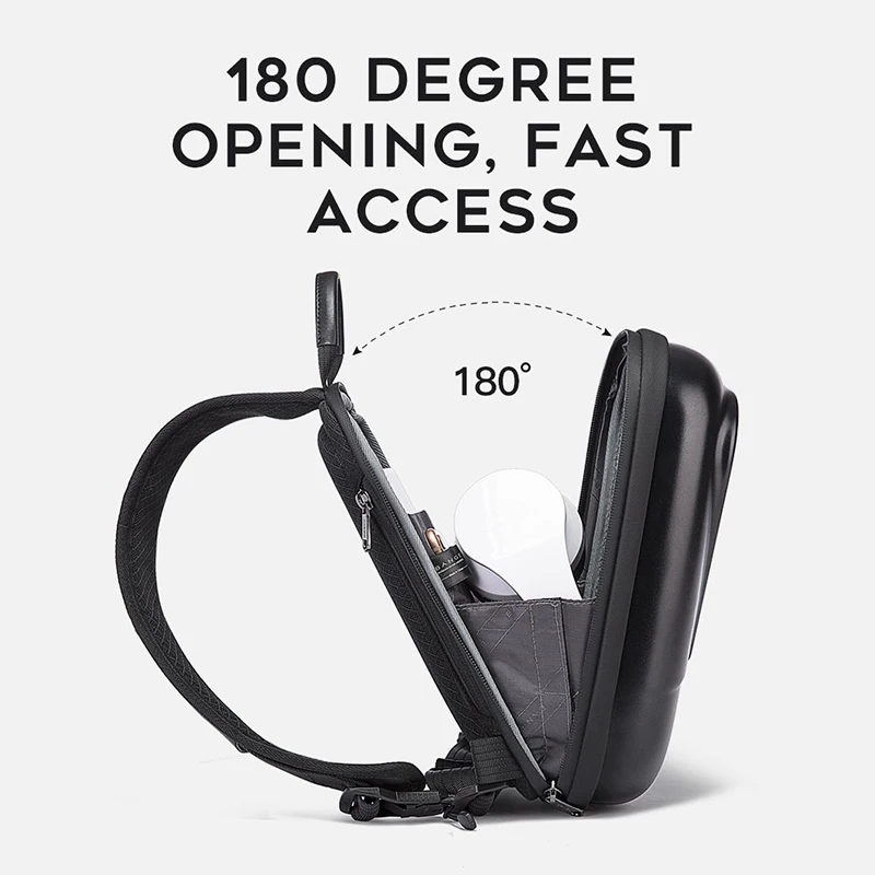 Unique Design Waterproof Hard Case Sling Bag