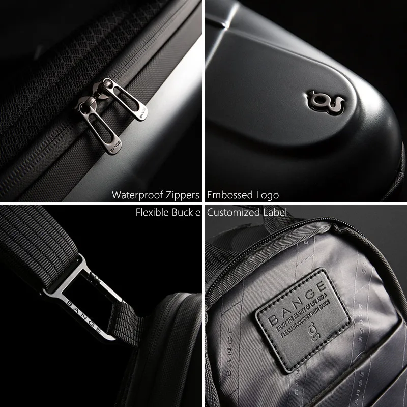 Unique Design Waterproof Hard Case Sling Bag
