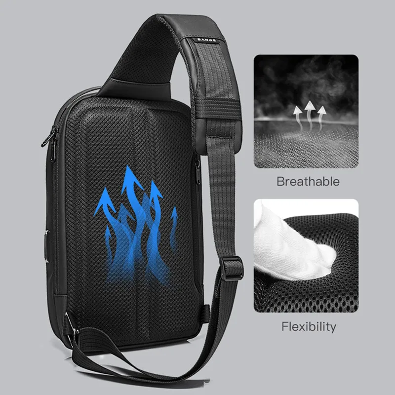 Big Capacity Multifunction Oxford Crossbody Sling Bag