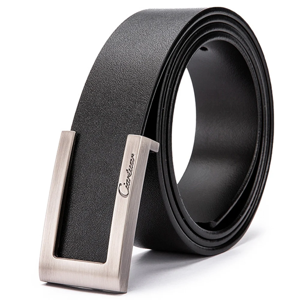 Elegant Mens Genuine Leather Dress Belt