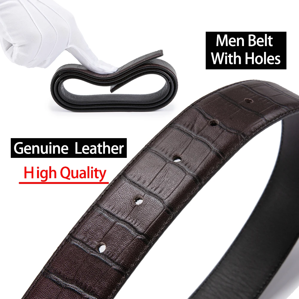 Men's Genuine Leather Dress Belt