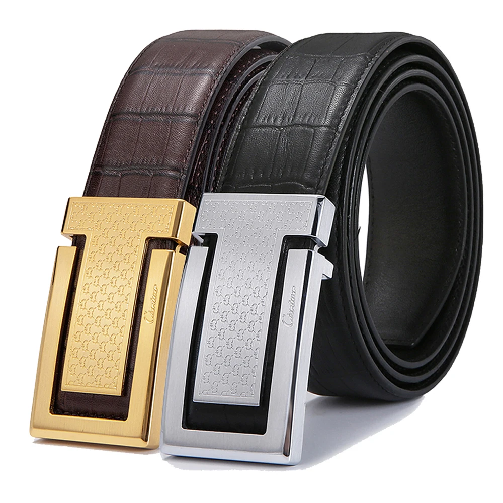 Men's Genuine Leather Dress Belt