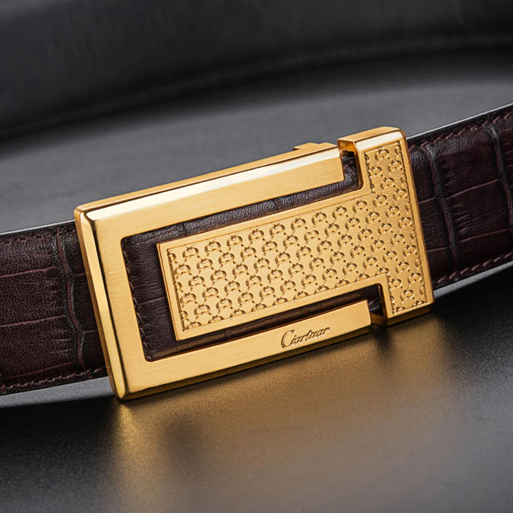 Men's Genuine Leather Dress Belt